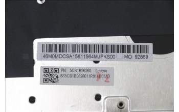 Lenovo 5CB1B96260 COVER Upper Case ASM_NORDIC W 82HV BL GY