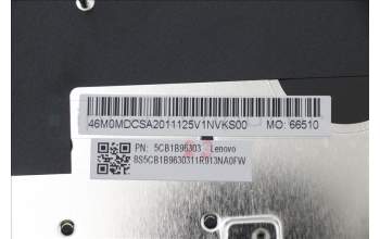 Lenovo 5CB1B96303 COVER Upper Case ASM_USA ENG W82HVFPBLGY