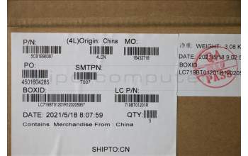 Lenovo 5CB1B96387 COVER Upper Case ASM_HBW L82KA BK