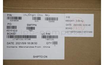 Lenovo 5CB1B96388 COVER Upper Case ASM_HIN L82KA BK