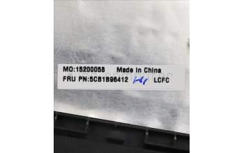 Lenovo 5CB1B96412 COVER Upper Case ASM_ENG L82KA IG