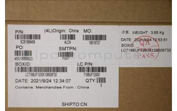 Lenovo 5CB1B96456 COVER Upper Case ASM_FRA/ENG L82KB BKDIS