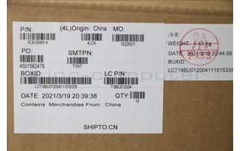 Lenovo 5CB1B96514 COVER Lower Case L 82H9 W/O HDD AB UMA