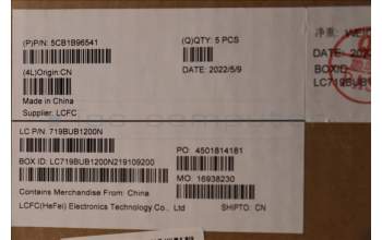 Lenovo 5CB1B96541 COVER Upper Case ASM_UKE L82H9 FP A/BDIS