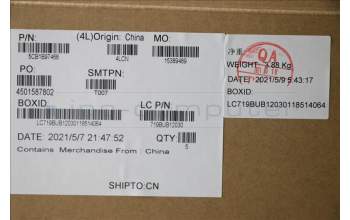 Lenovo 5CB1B97468 COVER Upper Case ASM_HBW L82H9 FP A/GUMA