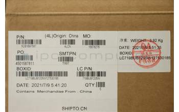 Lenovo 5CB1B97567 COVER Upper Case ASM_RUS L82H9 NFPA/GDIS