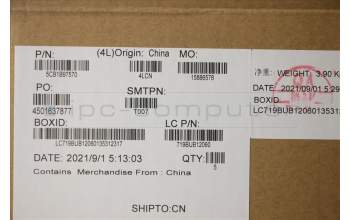 Lenovo 5CB1B97570 COVER Upper Case ASM_SWS L82H9 NFPA/GDIS