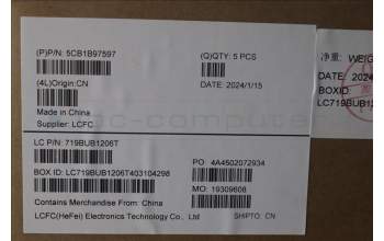 Lenovo 5CB1B97597 COVER Upper Case ASM_POR L82H9 NFPA/GUMA