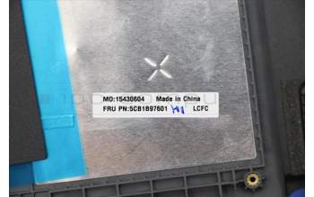 Lenovo 5CB1B97601 C-Cover with keyboard,Switzerland,Non_Fingerprint