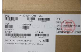 Lenovo 5CB1B97605 COVER Upper Case ASM_UKE L82H9 NFPA/GUMA
