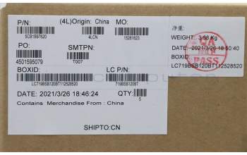 Lenovo 5CB1B97620 COVER Upper Case ASM_ENG L82H7 AB FP BLD