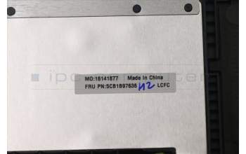 Lenovo 5CB1B97636 C-Cover with keyboard,Portuguese,Abyss Blue,Backlight,FingerPrint