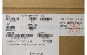 Lenovo 5CB1B97638 C-Abdeckung mit Tastatur, Slowenisch, tiefblau, Hintergrundbeleuchtung, Fingerabdruck