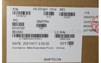 Lenovo 5CB1B97647 COVER Upper Case ASM_ENG L82H7 AB FPNBLD