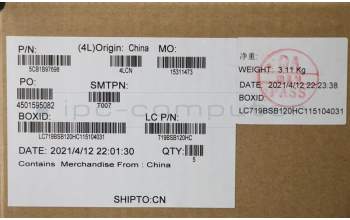 Lenovo 5CB1B97698 COVER Upper Case ASM_NORDICL82H7ABNFPBLD