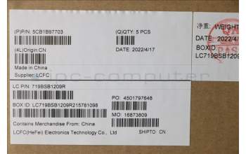 Lenovo 5CB1B97703 COVER Upper Case ASM_SWS L82H7 AB NFPBLD