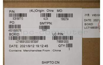 Lenovo 5CB1B97713 COVER Upper Case ASM_SPA L82H7 ABNFPNBLD