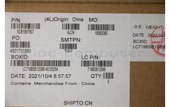 Lenovo 5CB1B97807 COVER Upper Case ASM_ITA L82H7 AG FP BLD