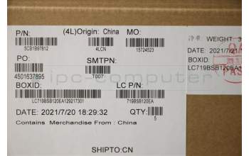 Lenovo 5CB1B97812 COVER Upper Case ASM_POR L82H7 AG FP BLD