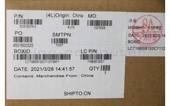 Lenovo 5CB1B97815 COVER Upper Case ASM_SPA L82H7 AG FP BLD