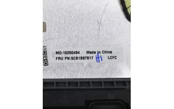 Lenovo 5CB1B97817 COVER Upper Case ASM_TC L82H7 AG FP BL D