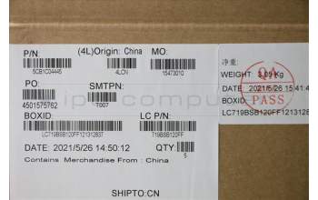 Lenovo 5CB1C04445 COVER Upper CaseASM_NORDICL82H7AGNFPNBLD