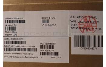 Lenovo 5CB1C04519 COVER Upper Case ASM_FRA L82H7 SD FPNBLD