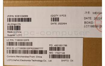 Lenovo 5CB1C04569 COVER Upper Case ASM_USAENGL82H7SDNFPBLD