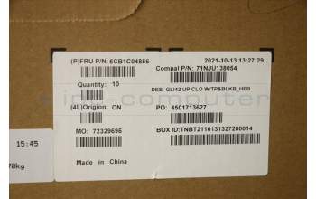 Lenovo 5CB1C04856 COVER UpperCaseASM_HBW C82L3 CloBL