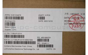 Lenovo 5CB1C04979 COVER Upper Case ASM_US L81X7 NFPBKDIS