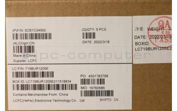 Lenovo 5CB1C04992 COVER Upper Case ASM_GR L81X7 NFPBKDIS