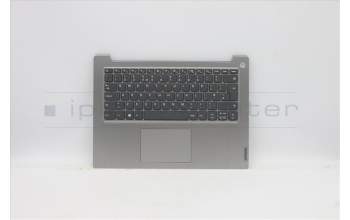 Lenovo 5CB1C05010 C-Cover with keyboard,UK English,Platinum Grey,Non_Fingerprint