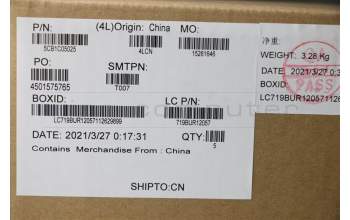 Lenovo 5CB1C05025 COVER Upper Case ASM_GK L81X7 NFPPGYDIS