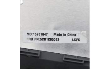 Lenovo 5CB1C05033 COVER UpperCaseASM_US INTEL81X7NFPPGYDIS