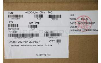 Lenovo 5CB1C05040 COVER Upper Case ASM_UK L81X7 FPPGYDIS