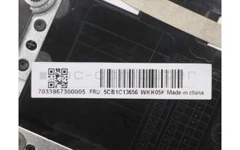 Lenovo 5CB1C13656 COVER Upper C82LM AL_SIL FP BLKB_NORDI