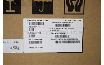 Lenovo 5CB1C13766 COVER Upper C82LM AL_ABLU FP BLKB_BEL