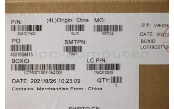 Lenovo 5CB1C14920 COVER UpperCaseASM_USAENGL82JQSTw/BUWRF