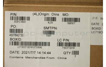 Lenovo 5CB1C14933 COVER UpperCaseASM_NORDICL82JQSTw/BUWRF