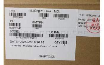 Lenovo 5CB1C14968 COVER UpperCaseASM_SLVL82JQSGw/RGBWRF