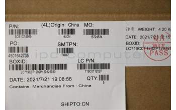 Lenovo 5CB1C14969 COVER UpperCaseASM_SPAL82JQSGw/RGBWRF
