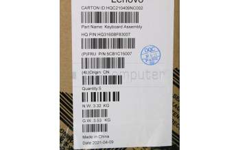 Lenovo 5CB1C15007 COVER Upper Case ASM_UKE H 82CY SR