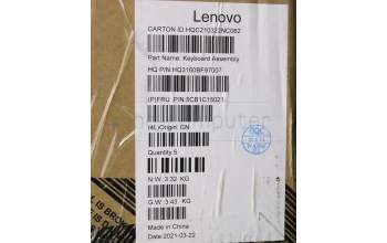 Lenovo 5CB1C15021 COVER Upper Case ASM_GER H 82CY IG