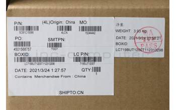 Lenovo 5CB1C15066 C-Abdeckung mit Tastatur, Deutsch, Tiefblau, Fingerabdruck