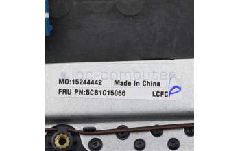 Lenovo 5CB1C15066 C-Abdeckung mit Tastatur, Deutsch, Tiefblau, Fingerabdruck