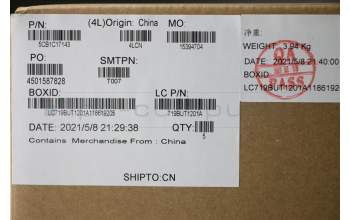 Lenovo 5CB1C17143 COVER Upper Case ASM_UKE L81X8 NFPABDIS