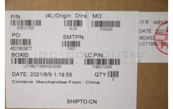 Lenovo 5CB1C17207 COVER Upper Case ASM_THAI L81X8 NFPBKDIS