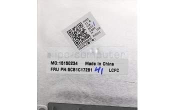 Lenovo 5CB1C17281 COVER Upper Case ASM_NORDICL81X8NFPPGDIS