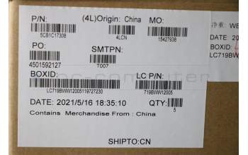 Lenovo 5CB1C17308 COVER Upper Case ASM_CZE/SLKL82M0STO_GY