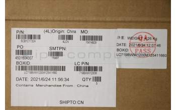 Lenovo 5CB1C17324 COVER UpperCaseASM_NORDICL82M0STO_GY